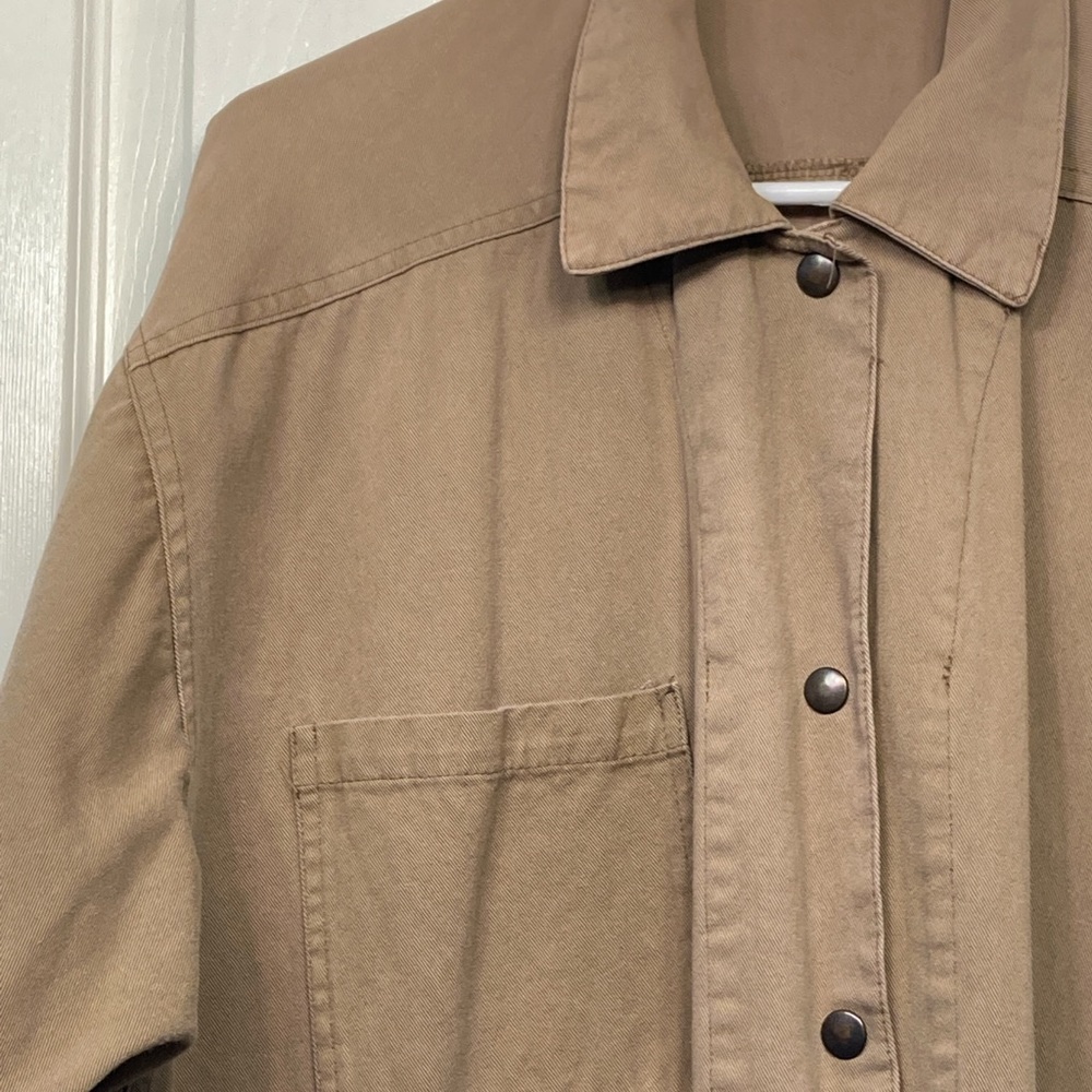 Tan long coat